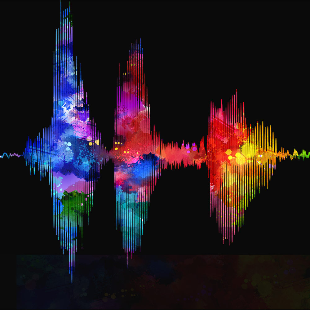 Micah Synth rainbow waveform app icon